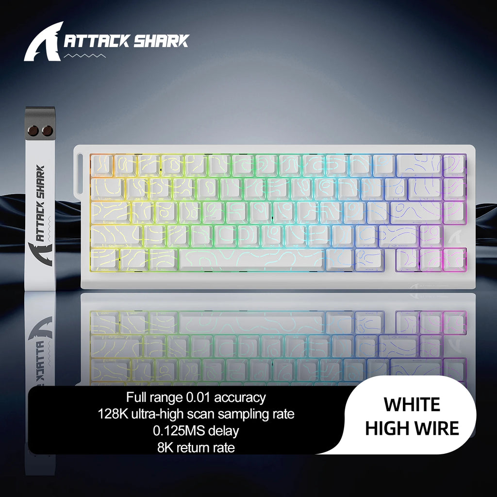 ATTACK SHARK X68 HE – O Teclado Magnético que Joga na Velocidade da Sua Mente