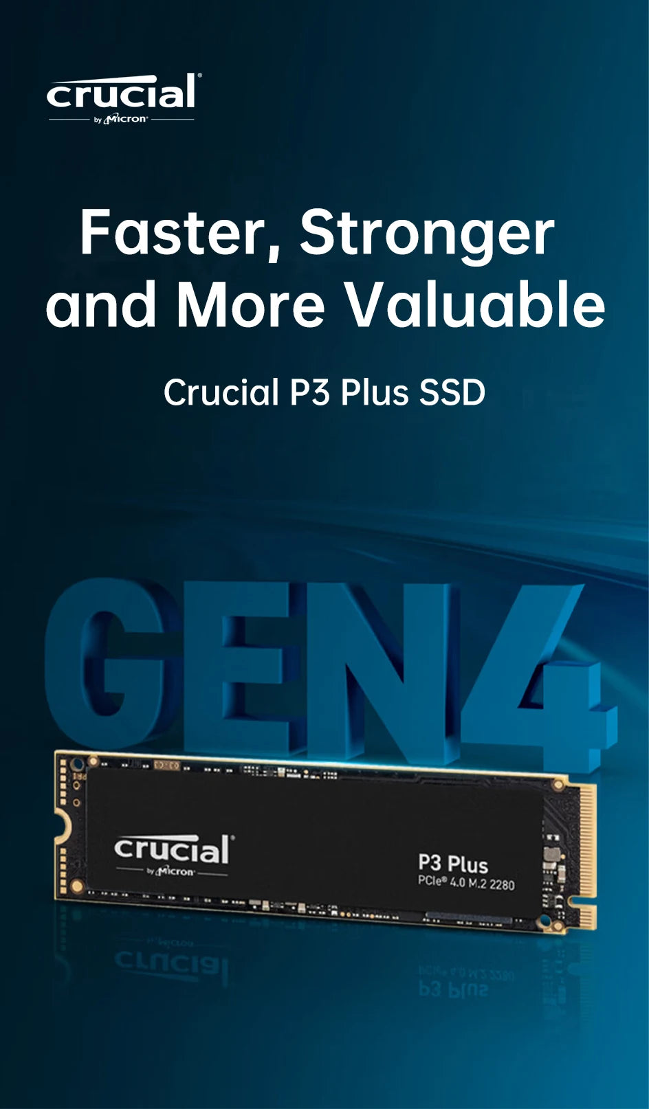 ⚡ Crucial SSD NVMe PCIe 4.0 M.2 2280