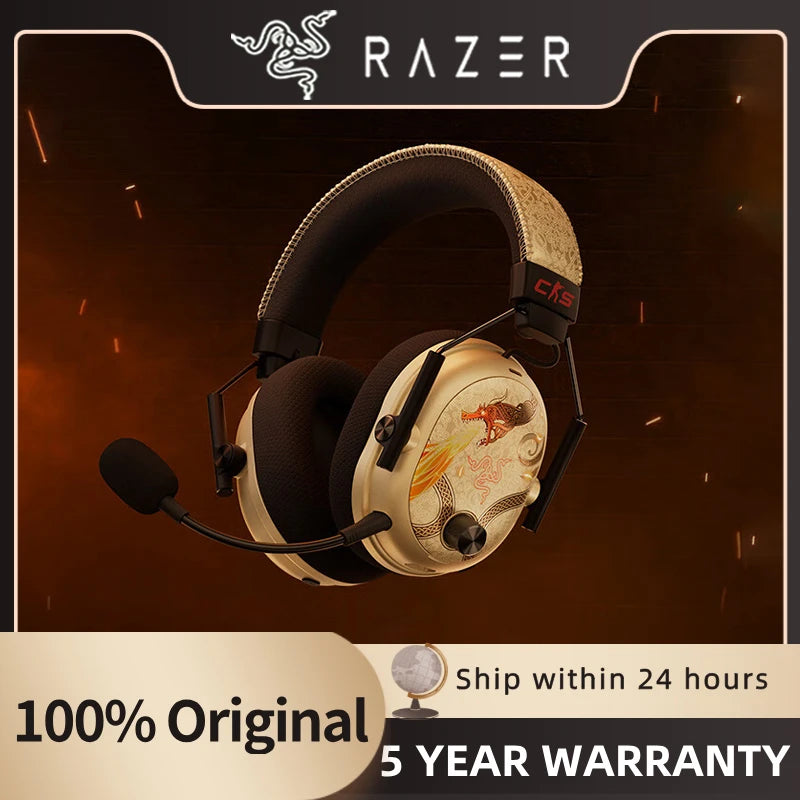 Razer BlackShark V3 Pro Gaming Headset – Wireless with ANC, Full Band Microphone and 50mm Drivers 