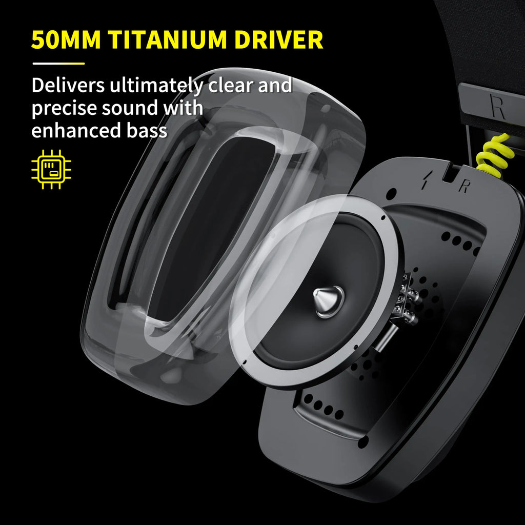 Headset Gamer Sem Fio BINNUNE