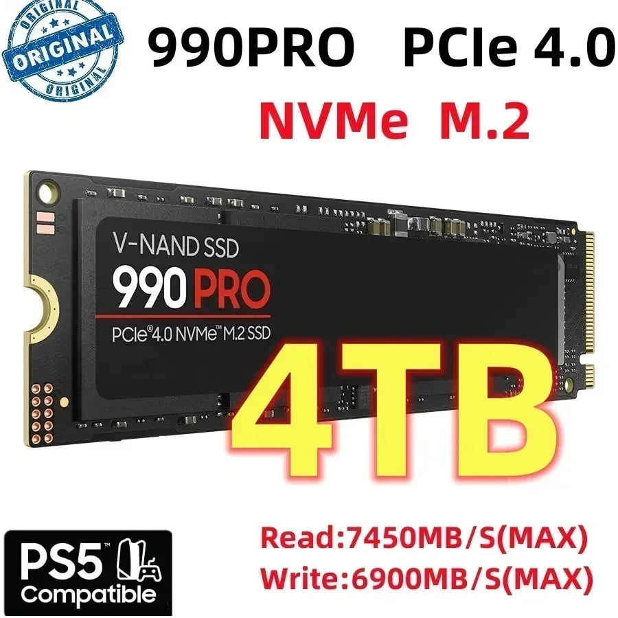⭐ SSD NVMe 990 PRO – PCIe 4.0 M.2 2280