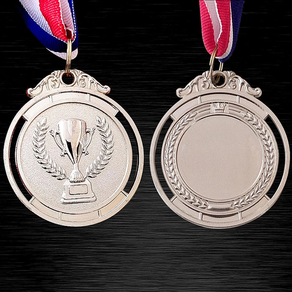 Medalha de Ouro, Prata e Bronze com Fita de Pescoço