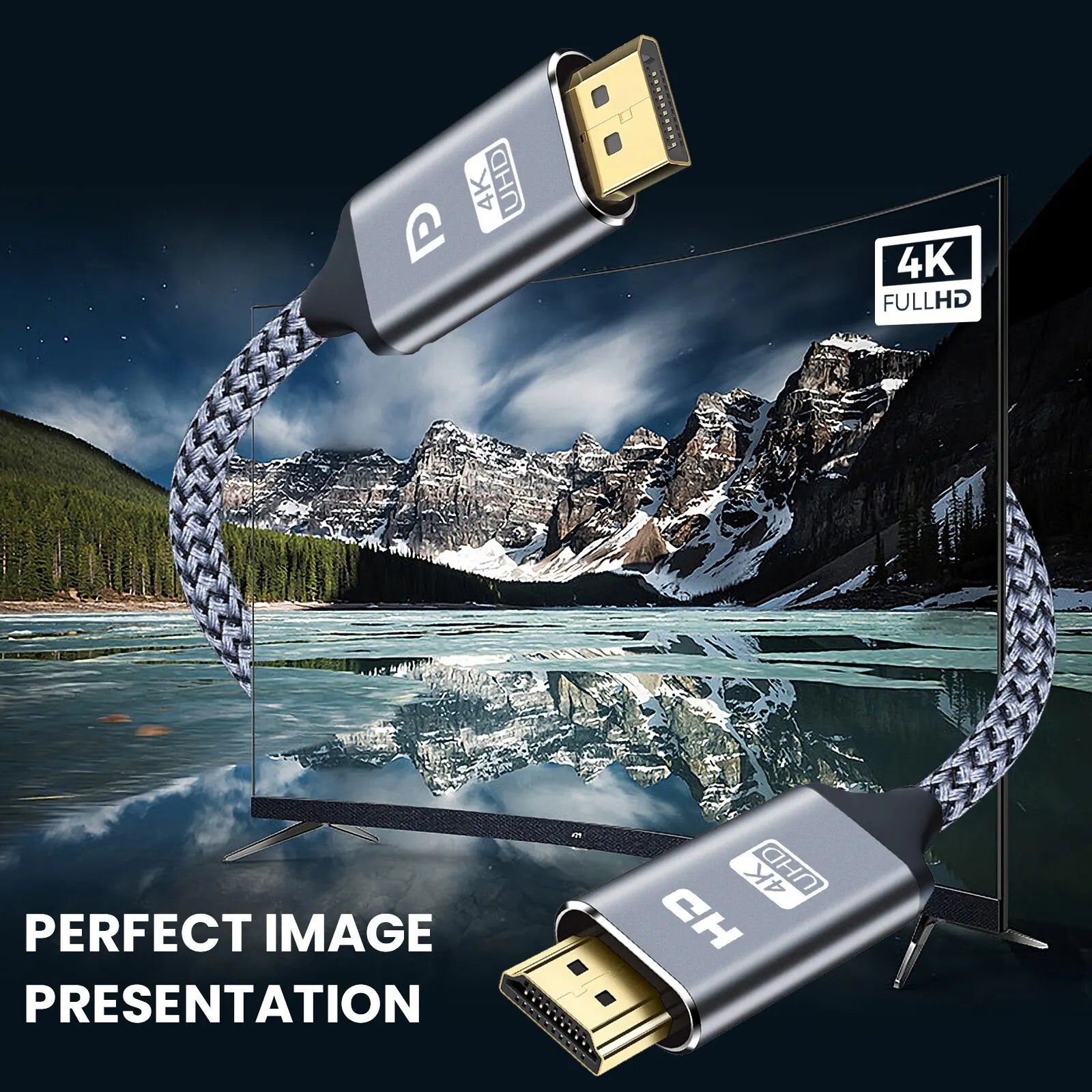 DISPLAYPORT TO HDMI 4K – IMAGEM ULTRA HD COM MÁXIMA QUALIDADE!