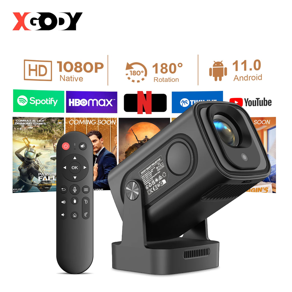 Projetor XGODY Full HD 4K