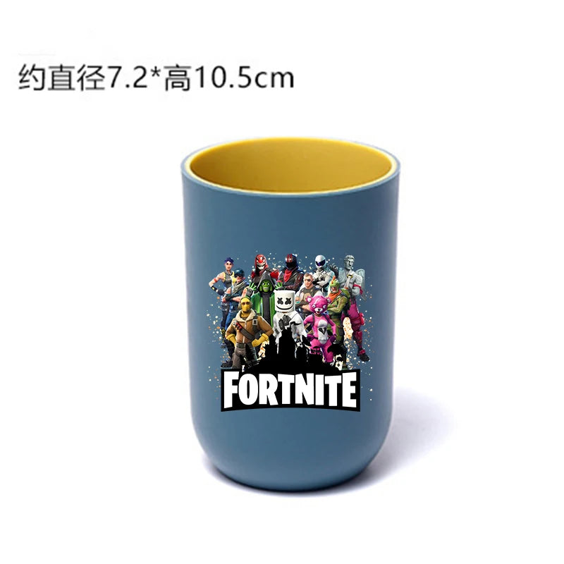 🧃 Fortnite Kids Cup – Cartoon Style Brush and Rinse Cup