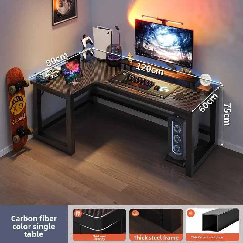 Mesa de Computador em L RK126 – Moderna, Resistente e Perfeita para Home Office & Gamer