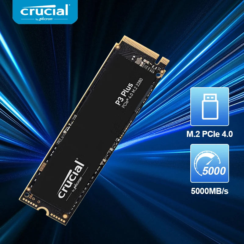 ⚡ Crucial SSD NVMe PCIe 4.0 M.2 2280