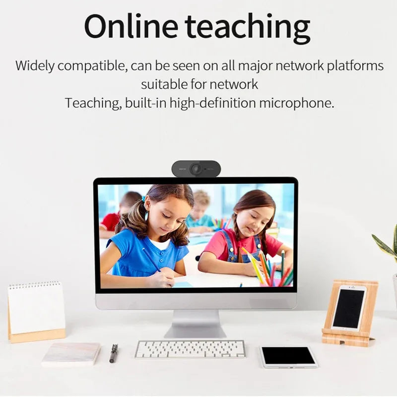 2026 Mini Web Camera PC Full HD With Microphone USB