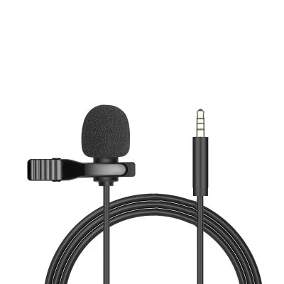 Mini Microfone Lavalier Condensador