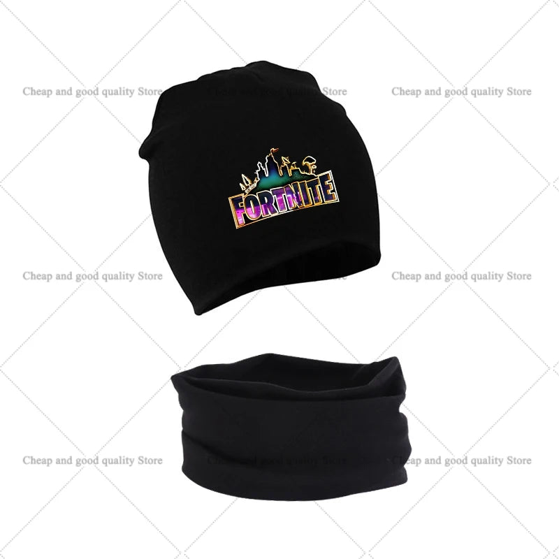 FORTNITED – Conforto e Proteção Para os Pequenos em Dias Frios Conjunto de Gorro e Cachecol em Algodão | 0 a 3 anosXmas