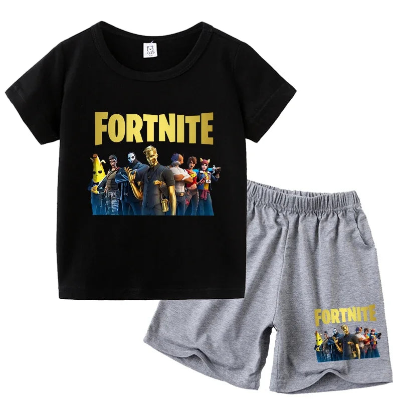 🕹️ Conjunto Infantil Fortnite – Estilo e Aventura em Cada Batalha!
