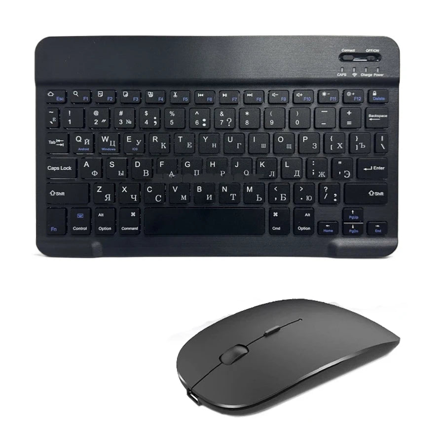 Teclado Bluetooth Sem Fio com Mouse