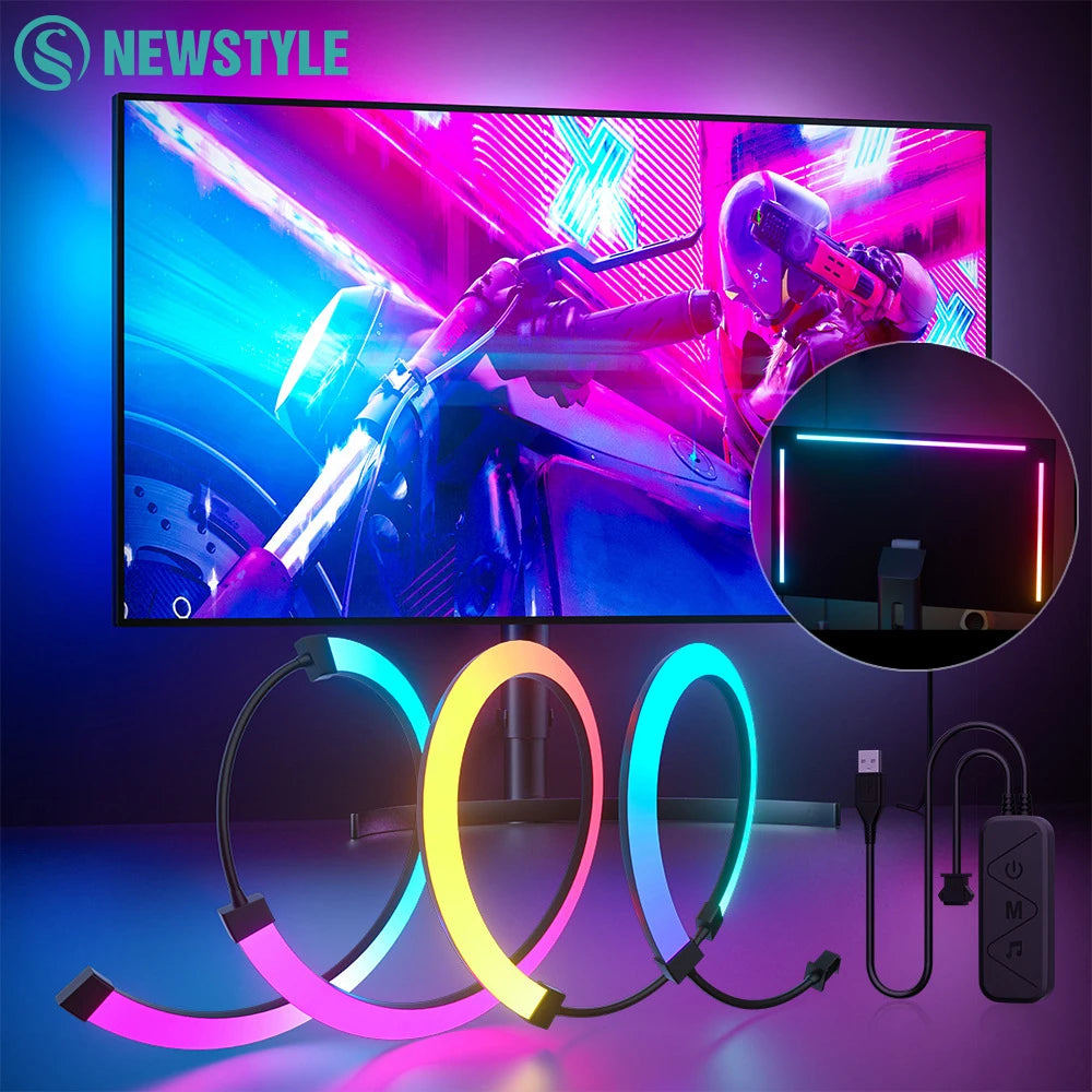 Fita LED RGB para Monitor — Iluminação Inteligente para o Teu Setup