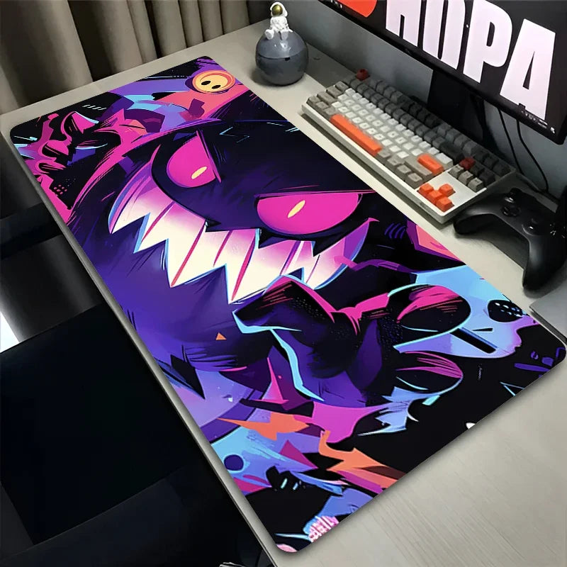 Gaming Mouse Pad Deskmat Anime P-Pokemon Gengar XXL – Tapete Gamer Grande para Mesa