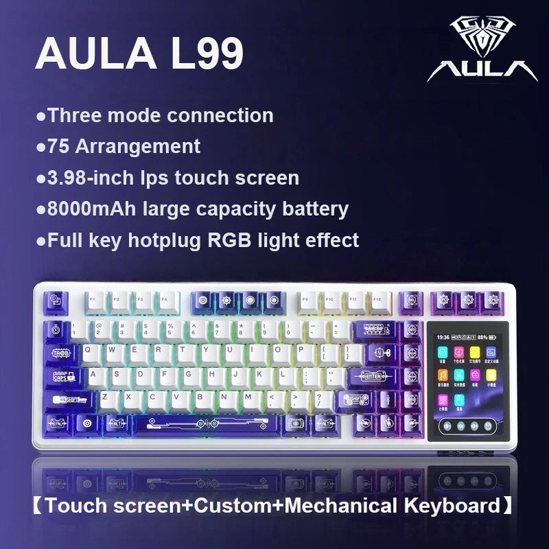 AULA L99 Intelligent Screen Mechanical Keyboard