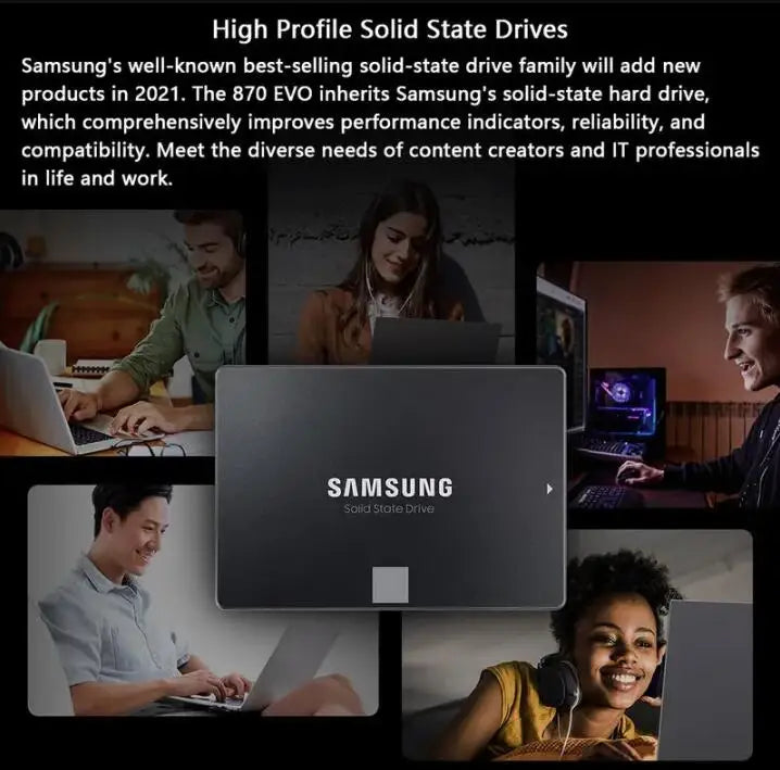 🔹 Samsung SSD 870 EVO – SATA III 2.5