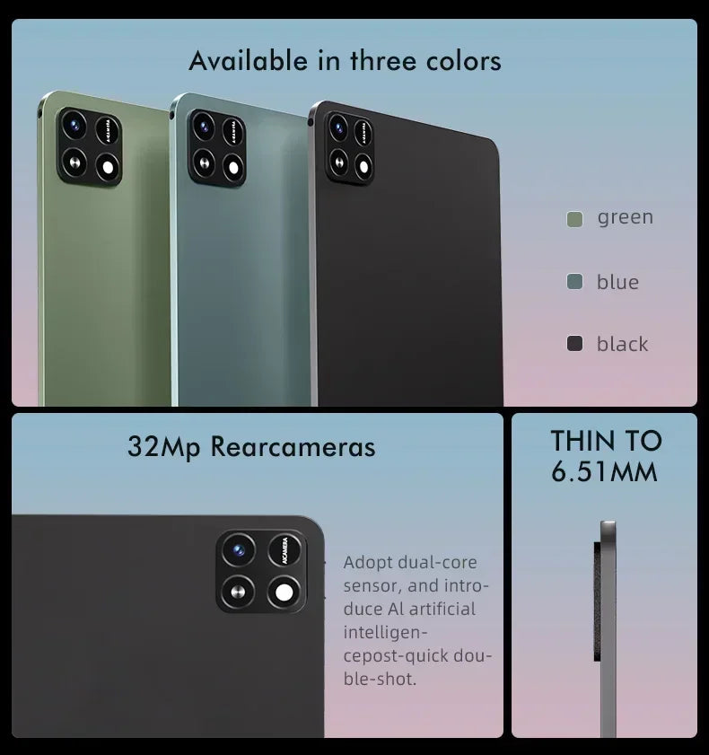 Pad 7 Pro Ultra (Edição Global 2026) – 22GB RAM + até 2TB | 5G | Android 14