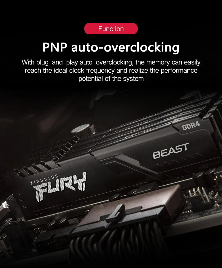 🔥 Kingston FURY Beast DDR4 – Memória de Alta Performance para Gamers e Profissionais! 🔥