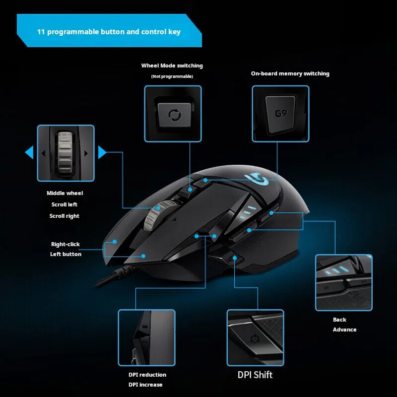 Logitech G502 HERO Gaming Mouse