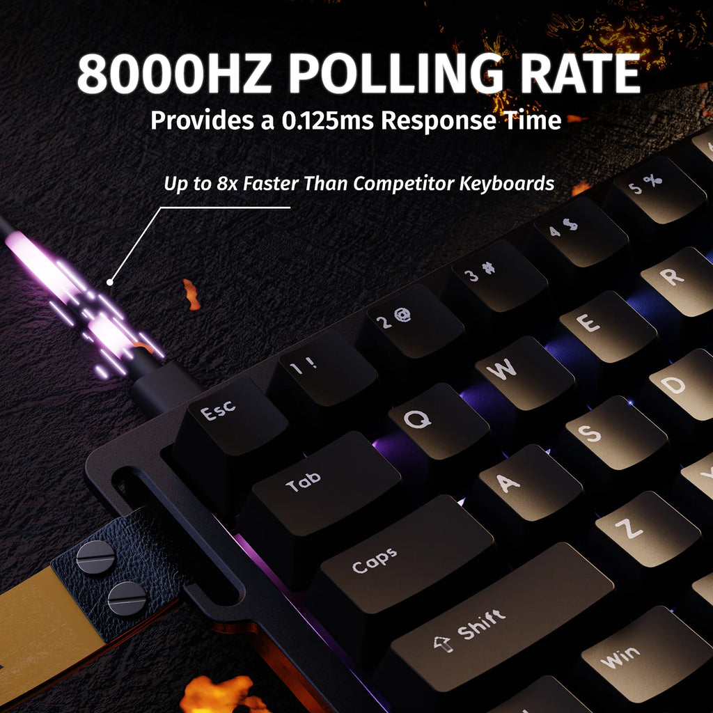 ATTACK SHARK X68 HE – O Teclado Magnético que Joga na Velocidade da Sua Mente