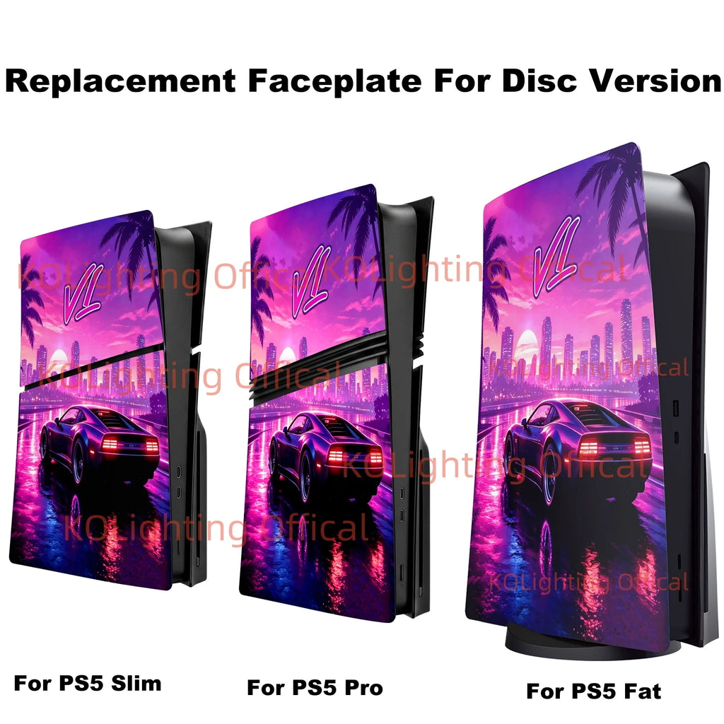 Painéis Laterais Personalizados para PS5