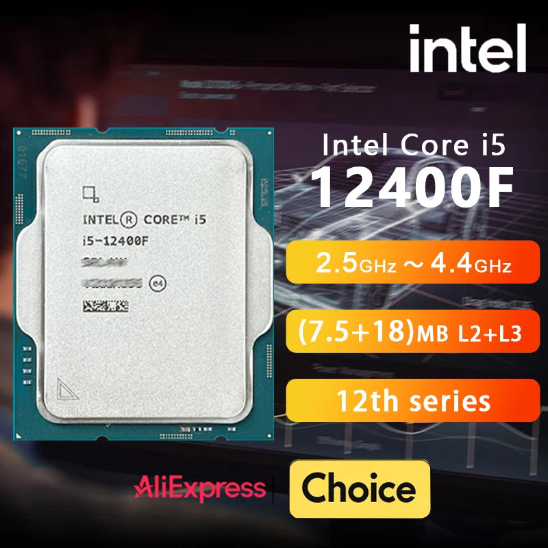 ⚡ Intel Core i5-12400F – 12ª Geração, Desempenho Poderoso a um Preço Inteligente