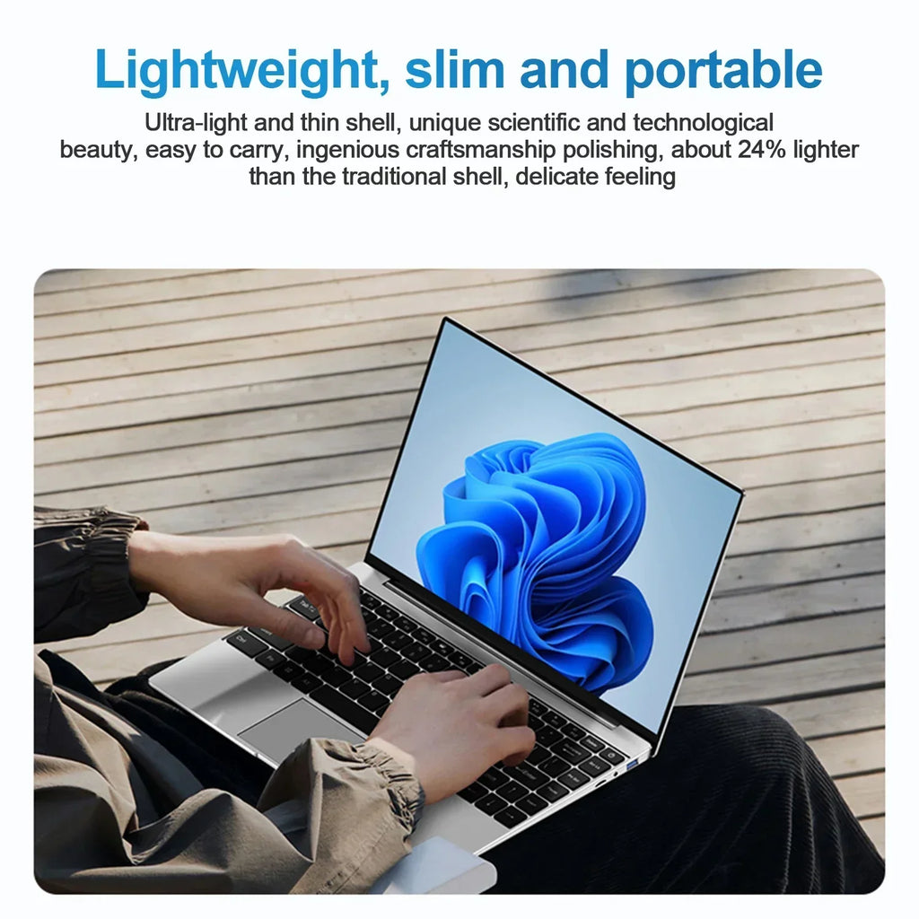 Notebook Ultra Slim 14.1” FHD – 16GB RAM + 2TB SSD | Windows 11 Pro