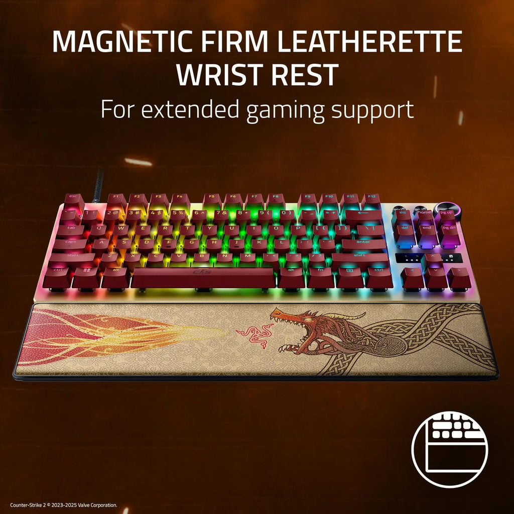 Razer Huntsman V3 Pro TKL Gaming Keyboard – E-sports | CS2 | Analog Optical Switch 