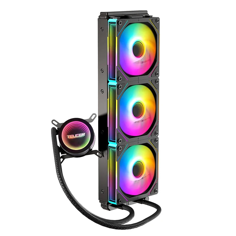 ❄️ TEUCER NA-360 – Resfriamento Líquido 360mm com ARGB para Máxima Performance