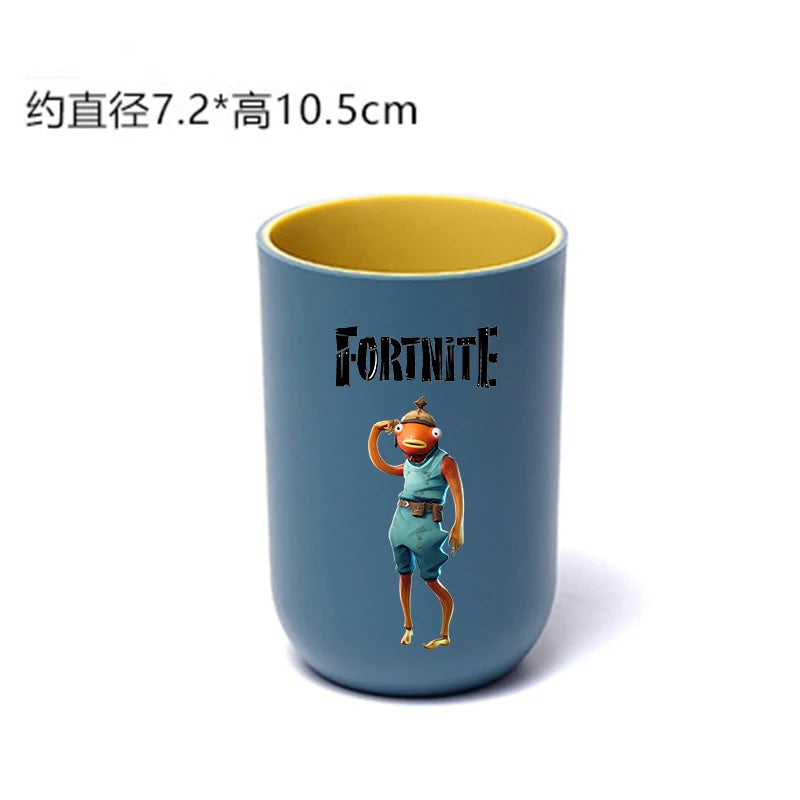🧃 Fortnite Kids Cup – Cartoon Style Brush and Rinse Cup