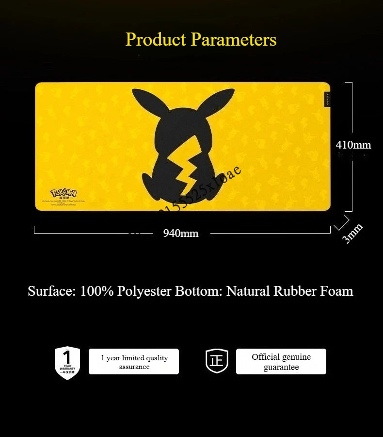 ⚡ Razer Pokémon Pikachu Limited Edition – Goliathus V3 Gaming Mouse Pad