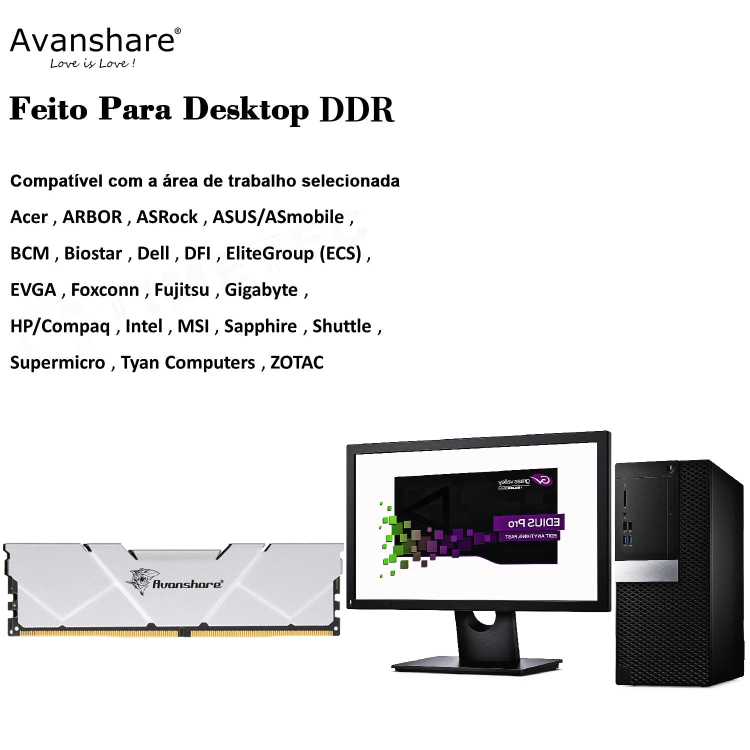 Avanshare DDR4/DDR5 RAM Memory