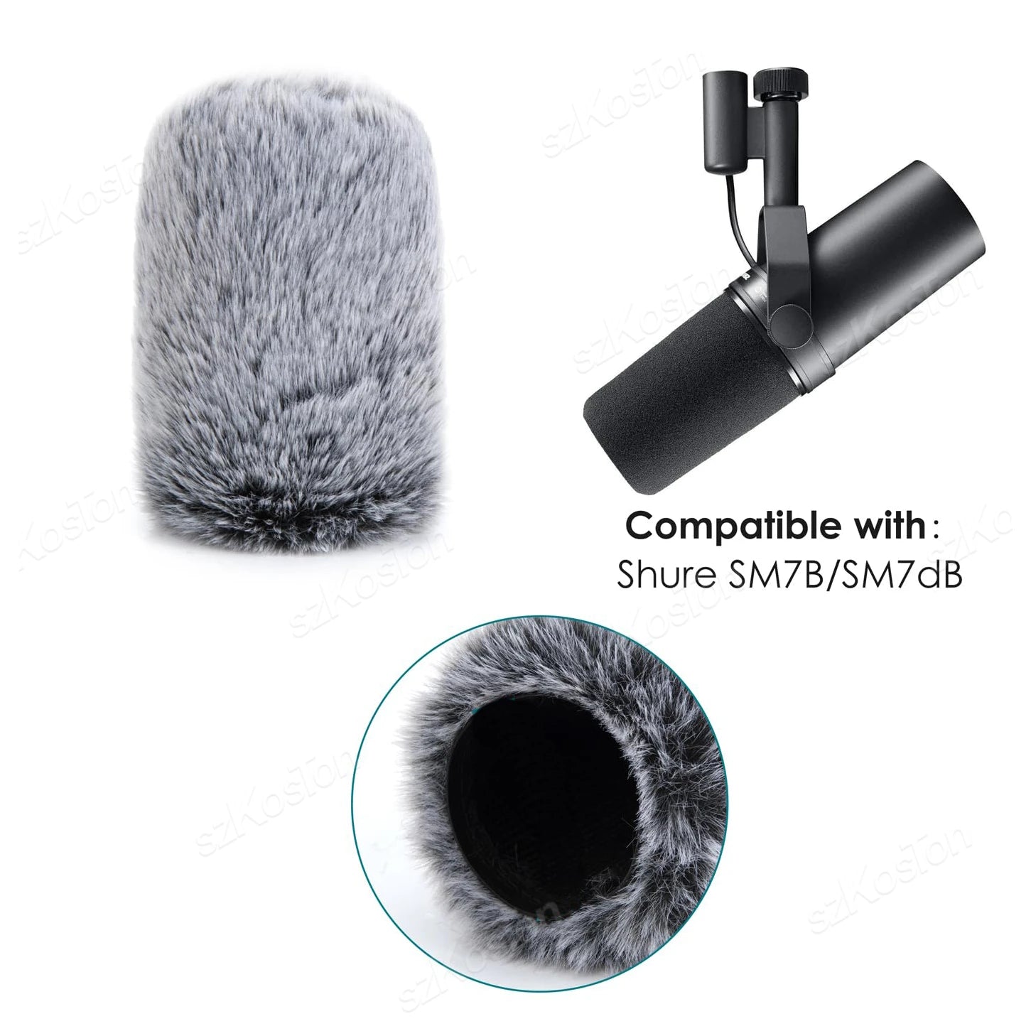 Pop Filter SZKOSTON para Shure SM7B