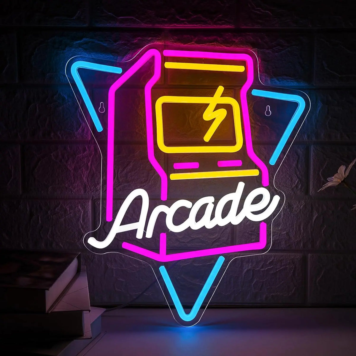Neon Arcade Gamer LED — Dá Vida ao Teu Setup!