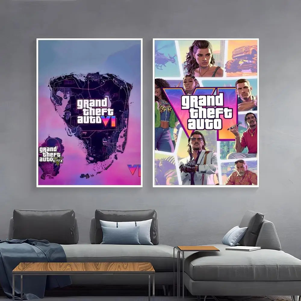 GTA 6 — Poster Gamer para a tua Setup