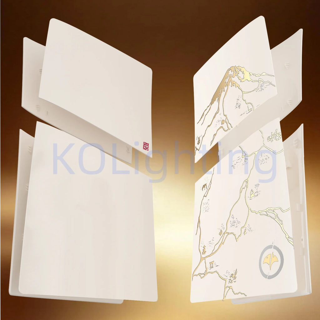 👻 Faceplates Ghost para PS5 Pro Digital Edition | Design Yotei