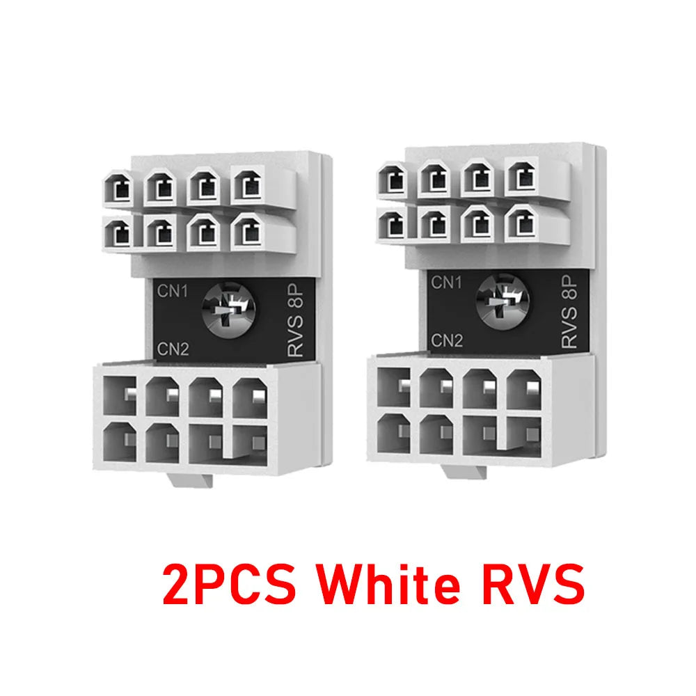 APWIKOGER ATX 8 Pin Female to Male 180 Degree Angled Connector Adapte 