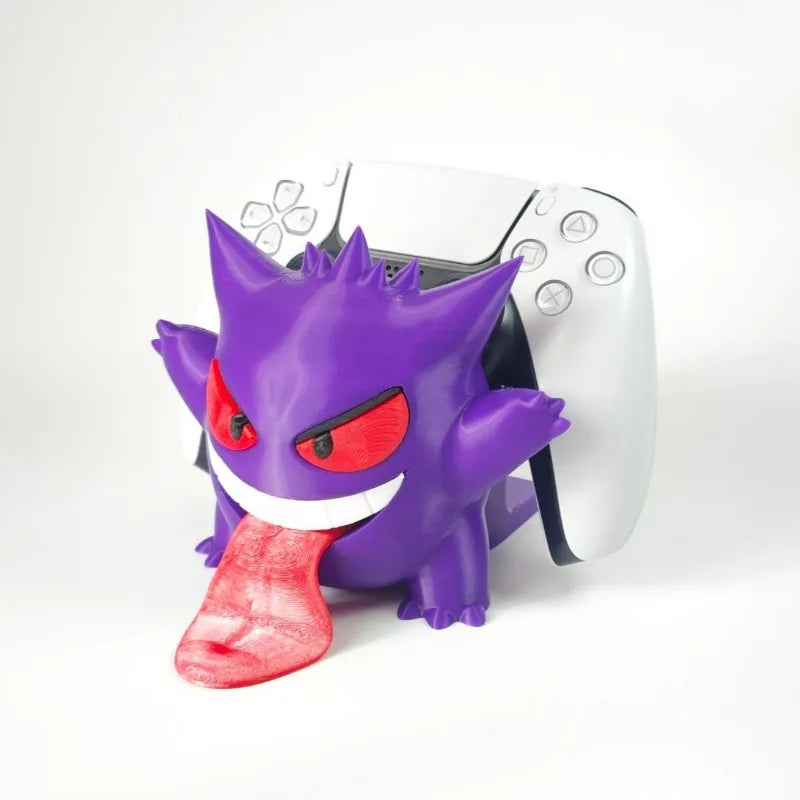 👾✨ Anime Gengar Universal Gamepad Stand – Suporte para Controle PS5/PS4/PS3/Switch/Steam