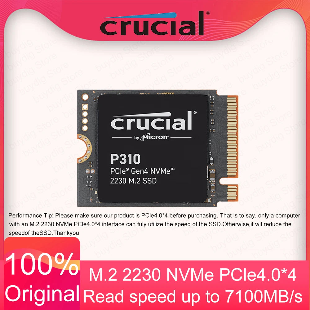 CRUCIAL P310 NVMe Gen4 SSD