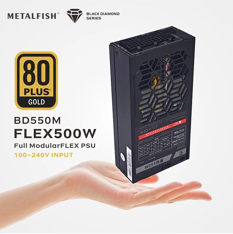Fonte de Alimentação METALFISH Flex 500/600W 80 Plus Gold