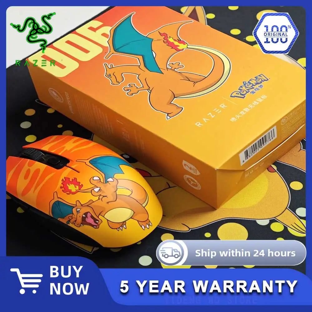 🔥 NEW Razer Pokémon Charizard – Orochi V2 Limited Edition 🔥 