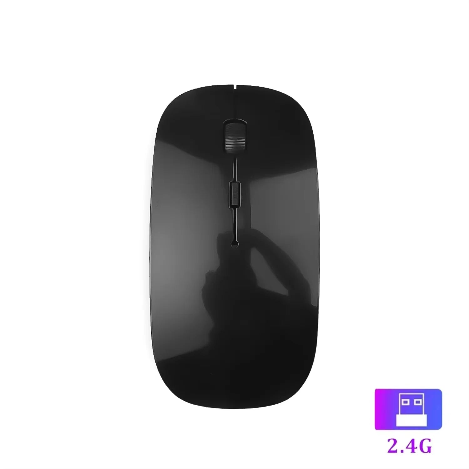 Mouse Bluetooth 5.2 + 2.4G Sem Fio Recarregável,