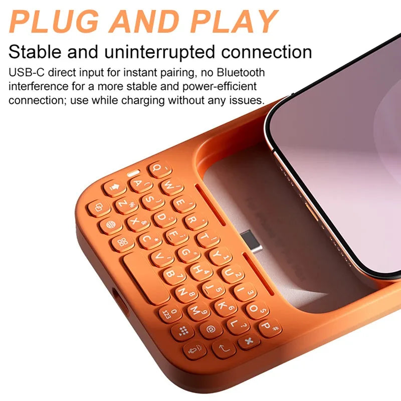 🚀 Capa Magnética com Teclado Integrado para iPhone 16 Pro Max e 17 Pro Max