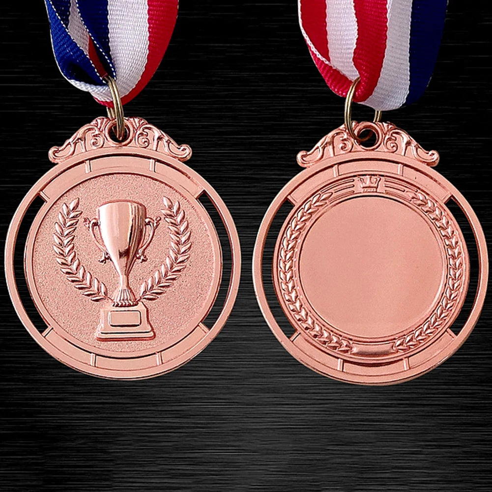 Medalha de Ouro, Prata e Bronze com Fita de Pescoço