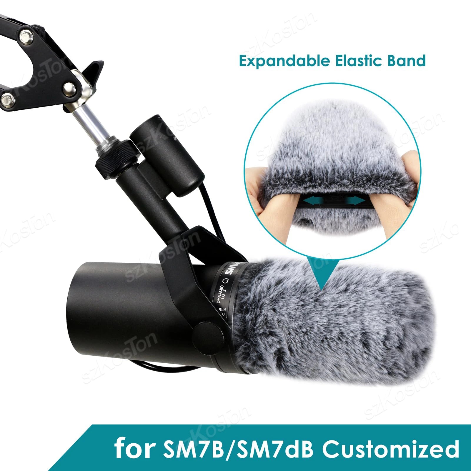 Pop Filter SZKOSTON para Shure SM7B