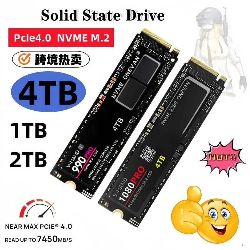 SSD NVMe M.2 2025 990 Pro (1TB / 2TB / 4TB)