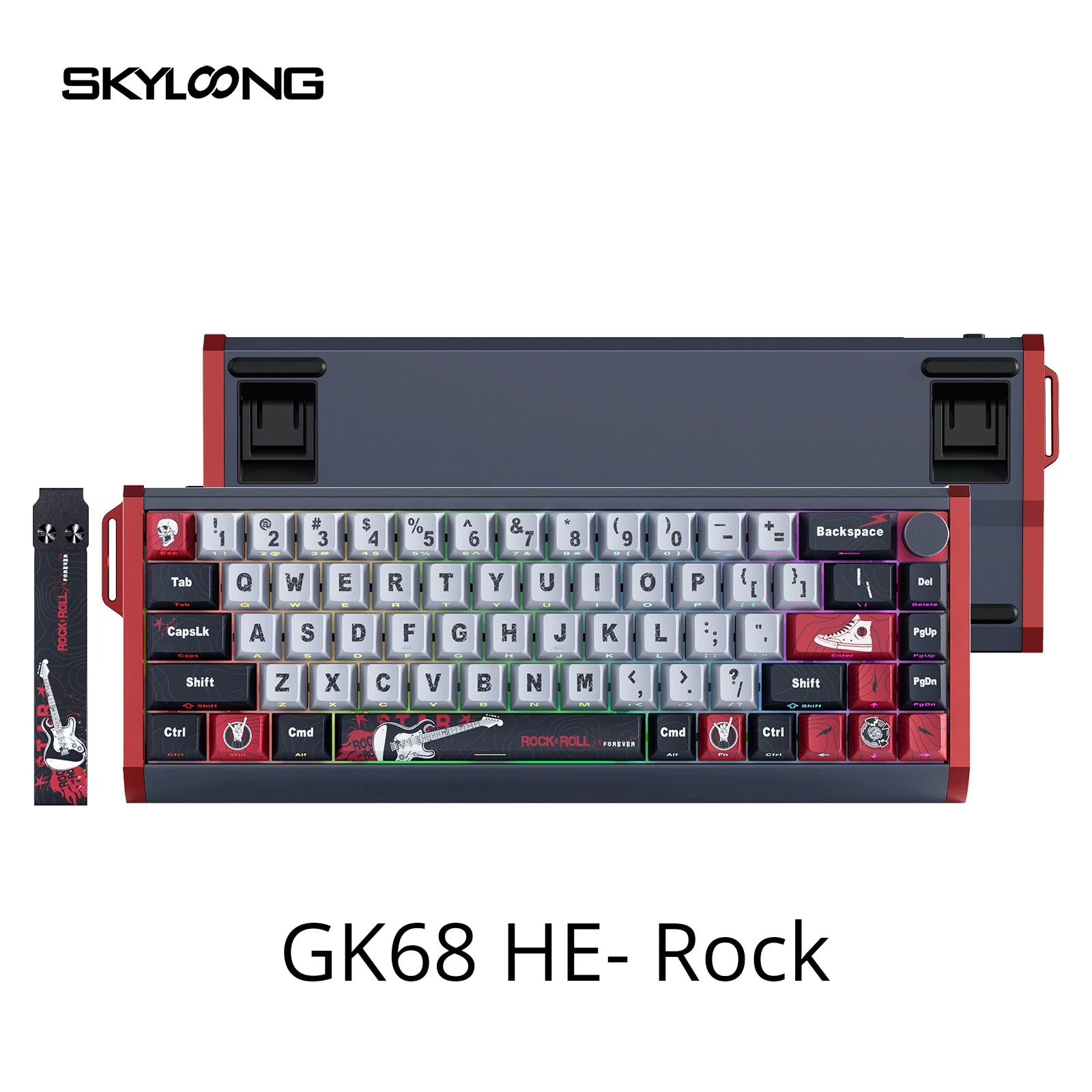 ⌨️ Skyloong GK61/GK68 HE – Teclado Mecânico Magnético Low Profile 8KHz RGB