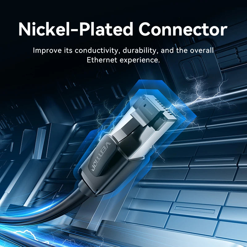 Vention CAT8 Ethernet Cable 40Gbps 2000MHz CAT 8