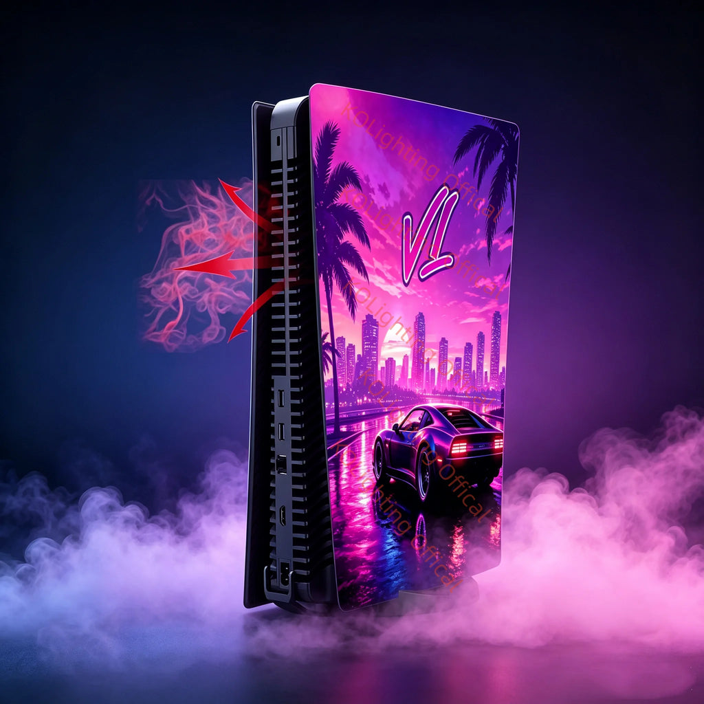 Painéis Laterais Personalizados para PS5