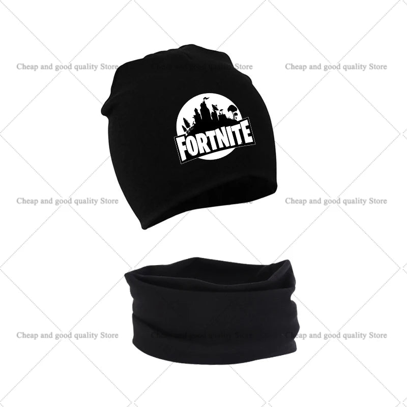 FORTNITED – Conforto e Proteção Para os Pequenos em Dias Frios Conjunto de Gorro e Cachecol em Algodão | 0 a 3 anosXmas